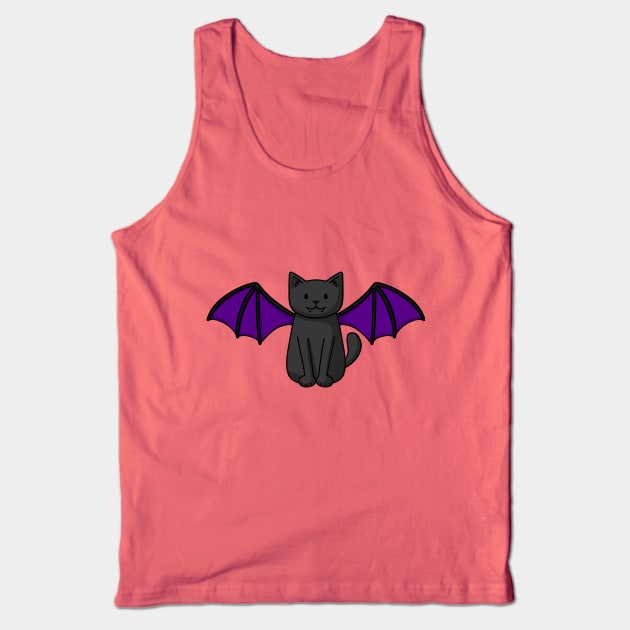 Bat Cat Tank Top by Doodlecats 